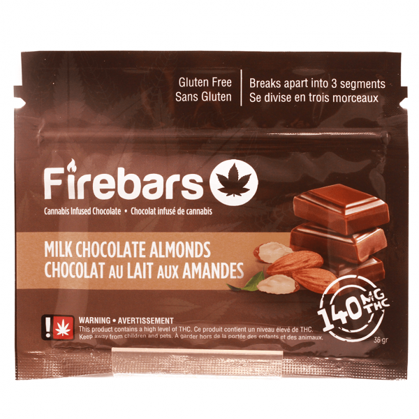 Milk Chocolate Almonds (140 MG THC)