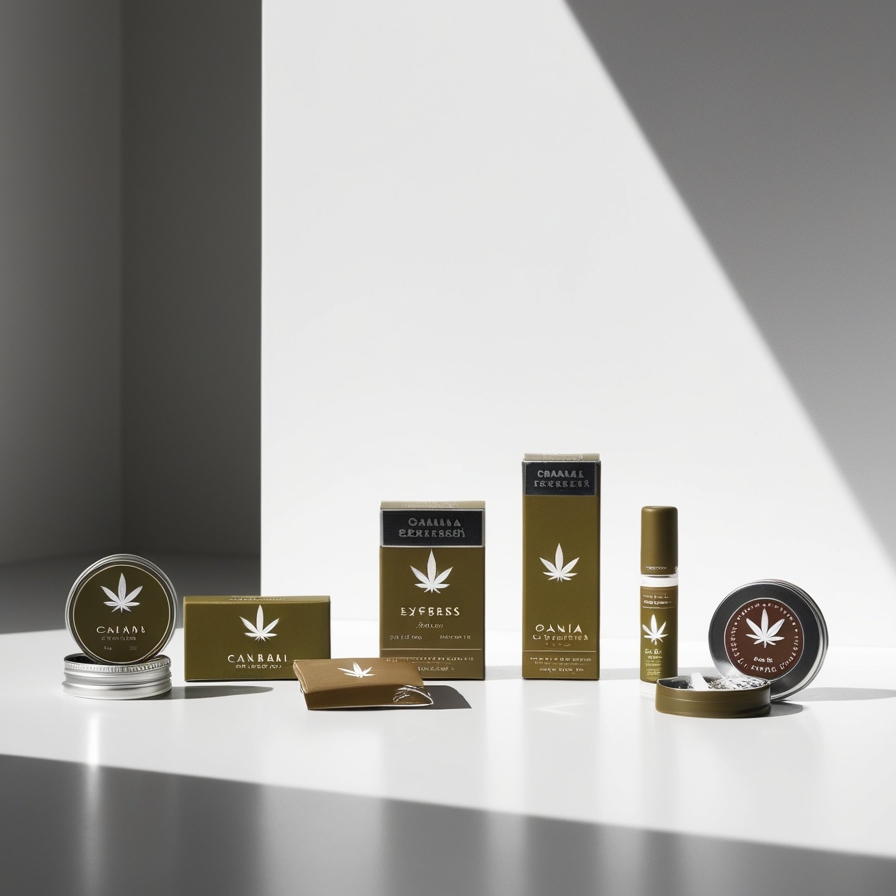 Ganja Express a group of boxes and containers