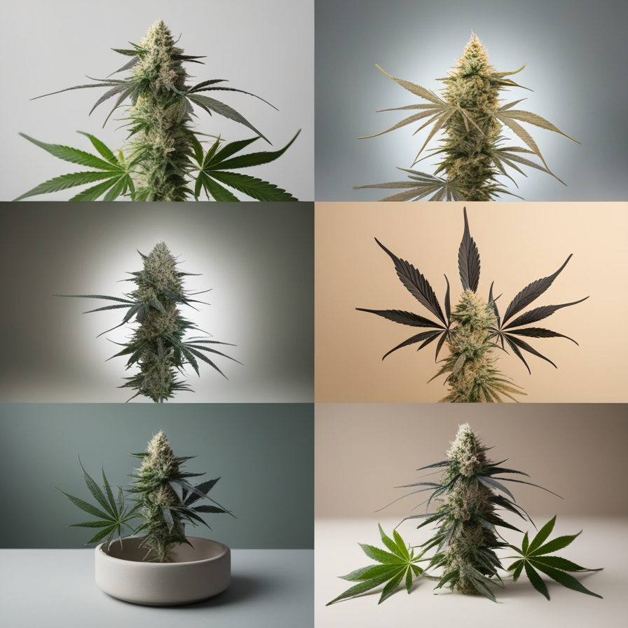 a collage of a plant moon haus